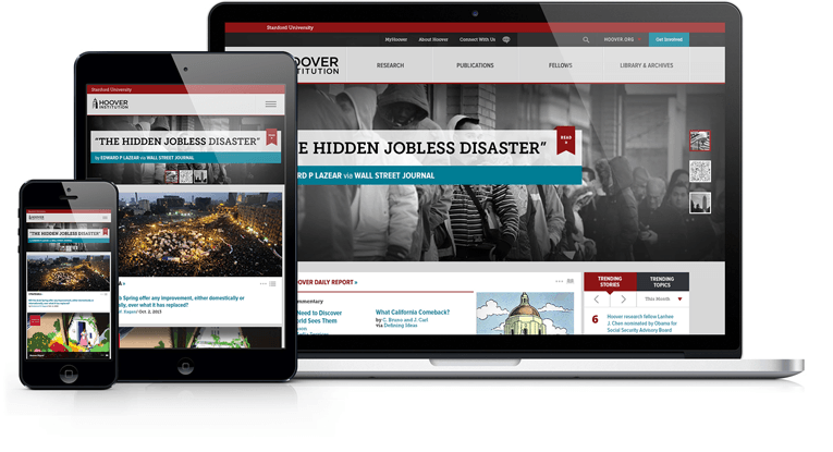hoover responsive website
