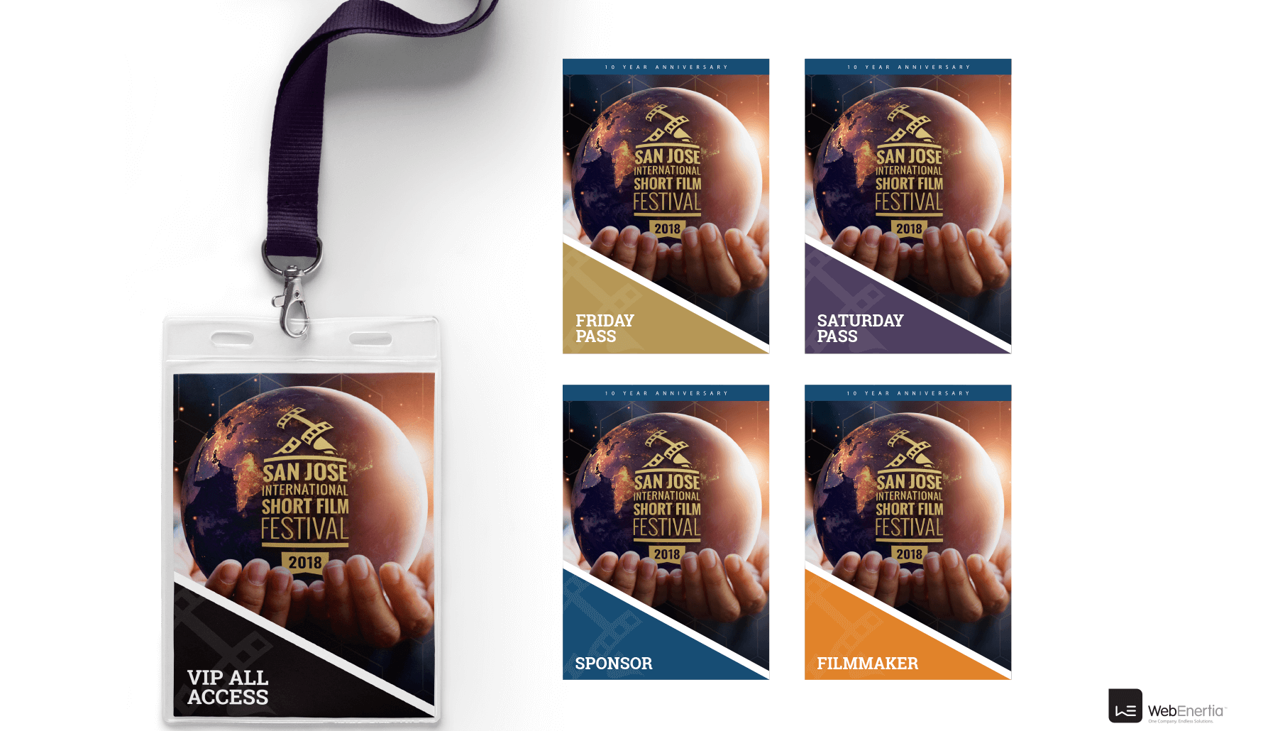 SJSSFF 2018 Campaign event access badges